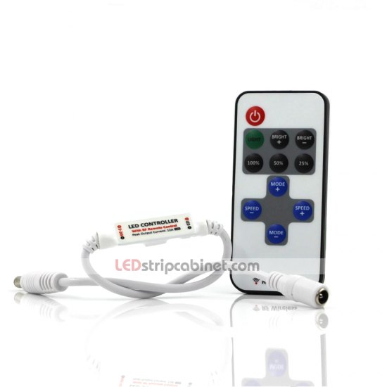 RF Wireless Single Channel Dimming Controller with Dynamic Modes - Click Image to Close