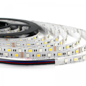 RGBW LED Strip 12V w/ White and Multicolor LEDs,265 Lumens/ft.