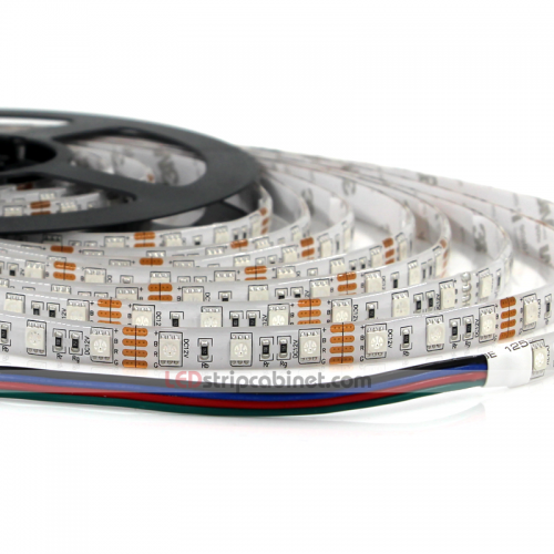 Outdoor RGB LED Strip - Weatherproof 12V LED Tape,244 Lumens/ft.