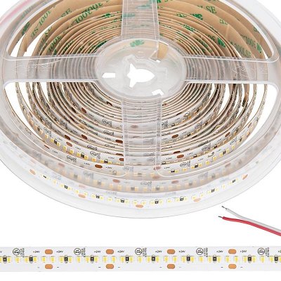 5m White LED Strip Light - Lux Series LED Tape Light - High CRI - 24V - IP20