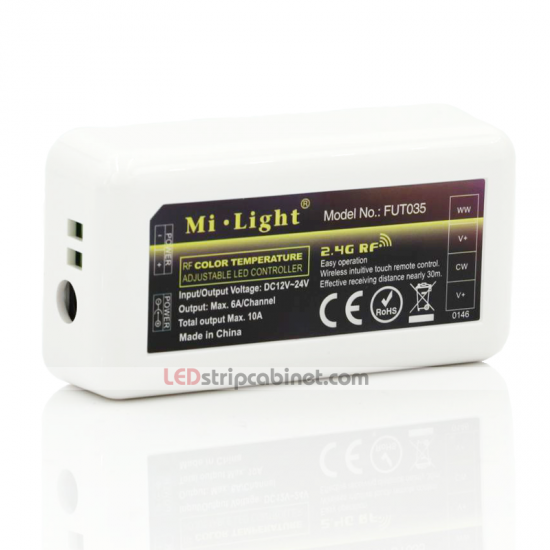 MiLight WiFi Smart Multi Zone CCT / Color Temperature Controller - Click Image to Close
