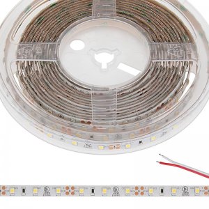 5m White Weatherproof LED Strip Light - Eco Series Tape Light - IP64 - 12V / 24V