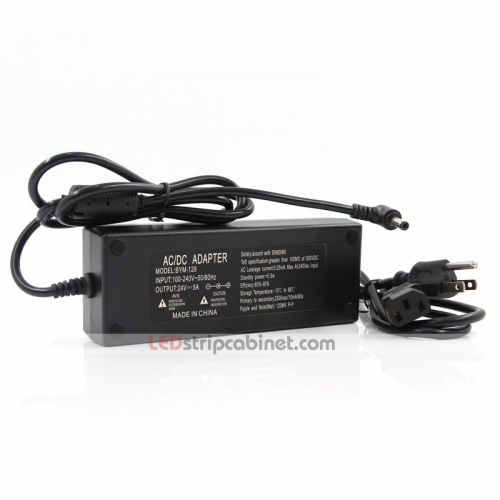 Desktop AC Adapter - 24 VDC Switching LED Power Supply - 120W