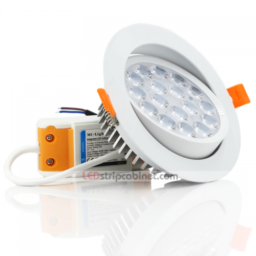 9W RGB+CCT LED Ceiling Spotlight - Dimmable - 700 Lumens