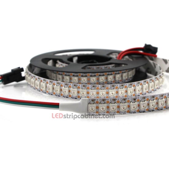 NeoPixel Digital RGB LED Strip 144 LEDs,5V - 1 Meter,White - Click Image to Close