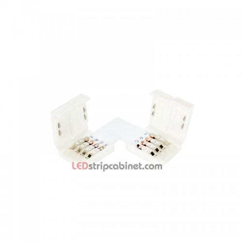 10MM L Right Corner Solderless Connetors For RGB LED Light Strip