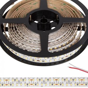 5m White LED Strip Light - Eco Series Tape Light - Dual Row - 24V - IP20