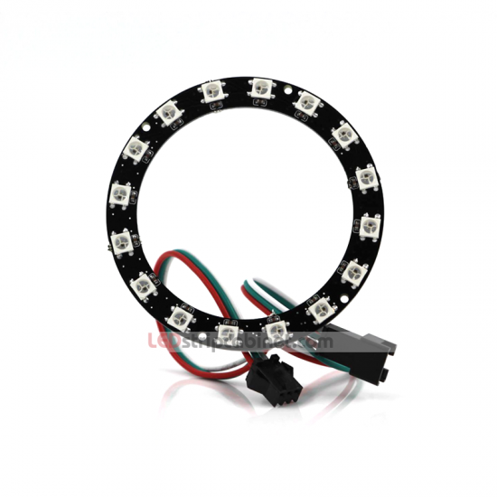 NeoPixel Ring - 16 X 5050 RGB LED With Integrated Drivers - Click Image to Close