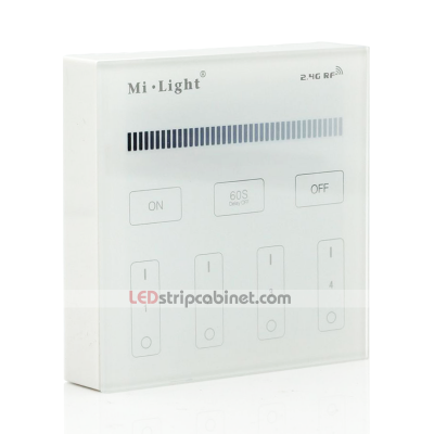 MiLight 4-Zone Brightness Wall-Mounted Smart Touch LED Dimmer