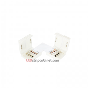 10MM L Right Corner Solderless Connetors For RGB LED Light Strip