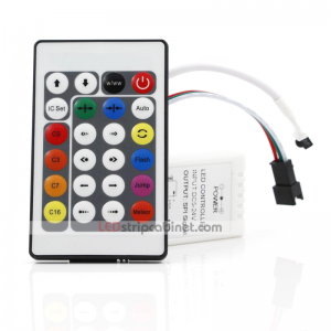 SPI Signal RGB LED Controller with 24key IR Remote