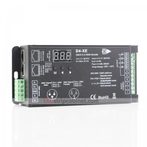 8 Amp 4 Channel LED DMX 512 Decoder