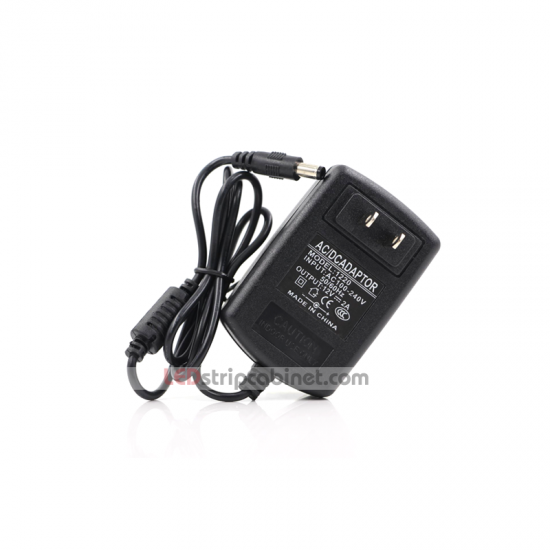 Wall-Mounted AC Adapter - 12 VDC Power Supply - 12-36W - Click Image to Close