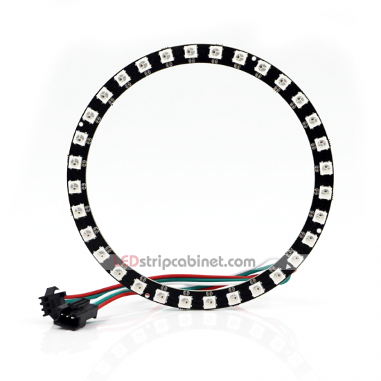 NeoPixel Ring - 32 X 5050 RGB LED With Integrated Drivers - Click Image to Close