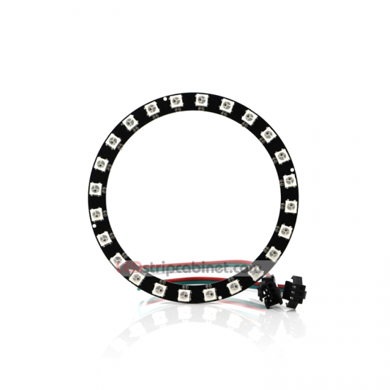NeoPixel Ring - 24 X 5050 RGB LED With Integrated Drivers - Click Image to Close