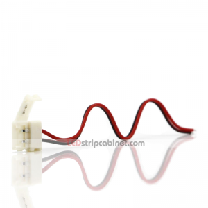 10mm 2 Pin Flexible LED Strip Connector with Pigtail