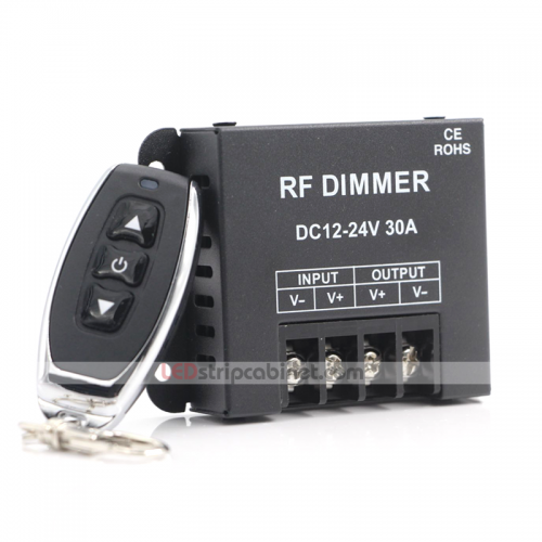 Single Color LED Dimmer - Wireless RF Remote Controller -30 Amps