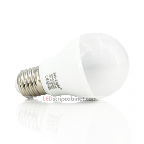 MiLight WiFi Smart 6W RGB+CCT LED Light Bulb - 550 Lumens - Click Image to Close