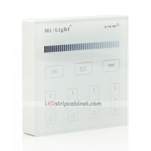 MiLight 4-Zone Brightness Wall-Mounted Smart Touch LED Dimmer