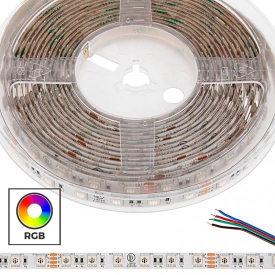 5m RGB Weatherproof LED Strip Light - Color-Changing LED Tape Light - IP64 - 12V / 24V - Click Image to Close