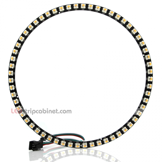 NeoPixel Ring-60 X 5050 RGBW LED W/Integrated Drivers,Cool White ~ 6500K - Click Image to Close